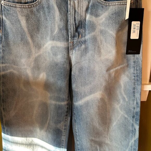 NWT Edwin Pool Wash Wide Leg Denim Jeans Anthropologie - Picture 7 of 9